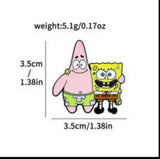 Enamel Pin - SpongeBob SquarePants - Spongebob And Patrick Star
