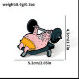 Enamel Pin - SpongeBob SquarePants - Patrick Star (Weightlifting)