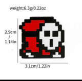 Enamel Pin - Super Mario - 8-bit Shy Guy Pixel Art