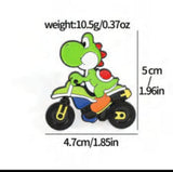 Enamel Pin - Nintendo Mario - Yoshi On Motorcycle