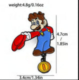 Enamel Pin - Nintendo Mario - Mario With Coin