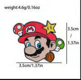Enamel Pin - Nintendo Mario - Mario With Power-ups