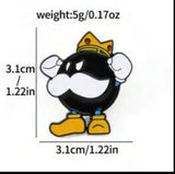 Enamel Pin - Nintendo Mario - King Bob-omb