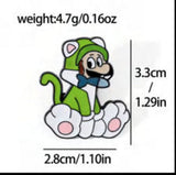 Enamel Pin - Nintendo Mario - Cat Luigi