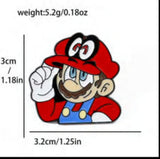 Enamel Pin - Nintendo Mario - Mario (With Cappy)