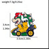Enamel Pin - Super Mario - Bowser In Kart