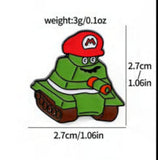 Enamel Pin - Super Mario - Mario In Tank