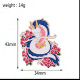 Enamel Pin - Studio Ghibli - Haku Dragon With Flowers