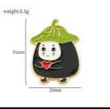 Enamel Pin - Studio Ghibli - No-face With Heart