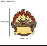 Enamel Pin - Studio Ghibli - Calcifer Hiding