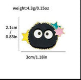 Enamel Pin - Studio Ghibli - Soot Sprite With Stars