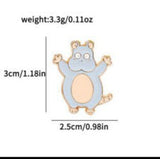 Enamel Pin - Pokémon - Rattata Standing with Arms Up