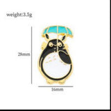 Enamel Pin - Studio Ghibli - Totoro With Umbrella