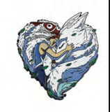 Enamel Pin - Studio Ghibli - San And Moro