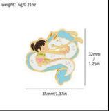 Enamel Pin - Studio Ghibli - Chihiro And Haku