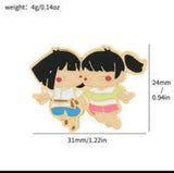 Enamel Pin - Studio Ghibli - Satsuki And Mei