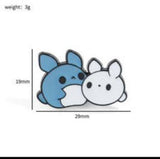 Enamel Pin - Studio Ghibli - Chibi Totoro And Mini Totoro