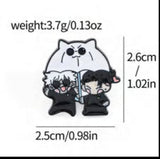 Enamel Pin - Jujutsu Kaisen - Gojo Satoru And Geto Suguru