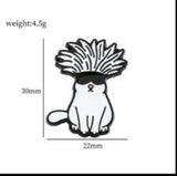 Enamel Pin - Jujutsu Kaisen - Satoru Gojo (Cat Version)