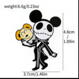 Enamel Pin - The Nightmare Before Christmas - Jack Skellington As Mickey Mouse