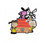 Enamel Pin - Courage the Cowardly Dog - Courage, Muriel And Eustace (Peanuts Style)