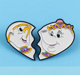 Enamel Pin - Beauty and the Beast - Chip And Mrs. Potts