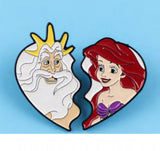 Enamel Pin - The Little Mermaid - King Triton And Ariel
