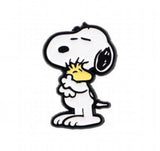 Enamel Pin - Peanuts - Snoopy And Woodstock Standing Hug Plain