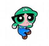 Enamel Pin - Powerpuff Girls - Buttercup As Luigi