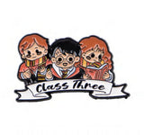 Enamel Pin - Harry Potter - Harry, Ron, And Hermione (Class Three)