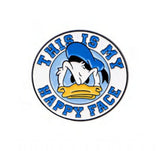 Enamel Pin - Donald Duck - This Is My Happy Face Round