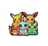 Enamel Pin - Pokémon - Pikachu, Eevee, Charmander, Squirtle, Bulbasaur
