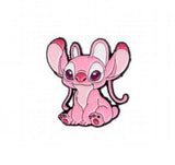 Enamel Pin - Lilo & Stitch - Angel Pink Stitch Sitting