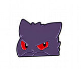 Enamel Pin - Pokémon - Gengar Purple Peeking Angry Red Eyes