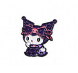 Enamel Pin - Sanrio - Kuromi Dark Purple Gothic Punk Outfit