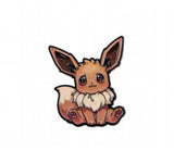 Enamel Pin - Pokémon - Eevee Sitting Cute Brown Fox