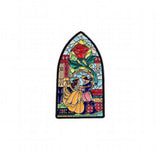 Enamel Pin - Beauty and the Beast - Stained Glass Window Belle And Beast Rose