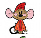Enamel Pin - Cinderella - Mouse Jaq Red Cap And Cape