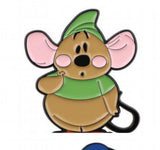 Enamel Pin - Cinderella - Mouse Gus Green Cap And Shirt