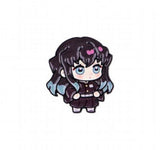 Enamel Pin - Demon Slayer - Muichiro Tokito Chibi Dark Hair Blue Tips