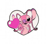 Enamel Pin - Lilo & Stitch - Angel Lilo & Stitch With Heart
