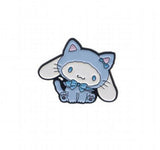 Enamel Pin - Sanrio - Cinnamoroll Blue Cat With Bow