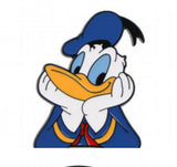 Enamel Pin - Mickey Mouse - Donald Duck Resting Chin On Hands