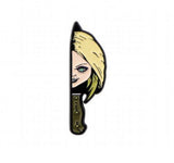 Enamel Pin - Child's Play - Tiffany Face In Knife Blade