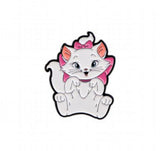 Enamel Pin - The Aristocats - Marie White Kitten Pink Bow