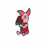 Enamel Pin - Winnie the Pooh - Piglet Holding Roses