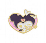 Enamel Pin - Sanrio - Kuromi In Heart Frame