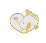 Enamel Pin - Sanrio - Cinnamoroll In Heart Frame