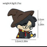 Enamel Pin - Harry Potter - Chibi With Wizard Hat