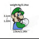 Enamel Pin - Mario - Luigi Green Hat